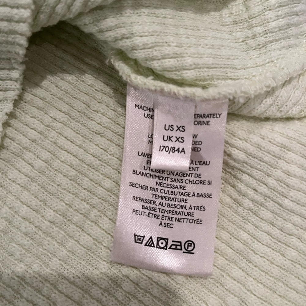 FREE PEOPLE - We The Free - OG Thermal Long Sleeve - Glow Party Green - XS - Picture 6 of 8